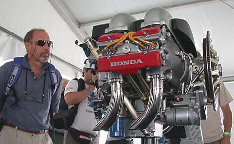 Honda engine in aircraft